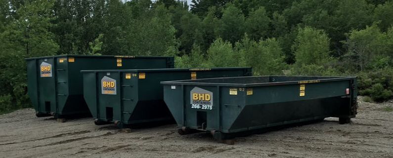 BHD Containers three rolloff containers